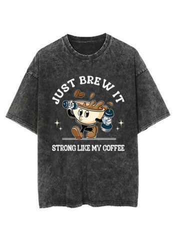 Illustration T-Shirts - Cute Cartoon Vintage Style Black