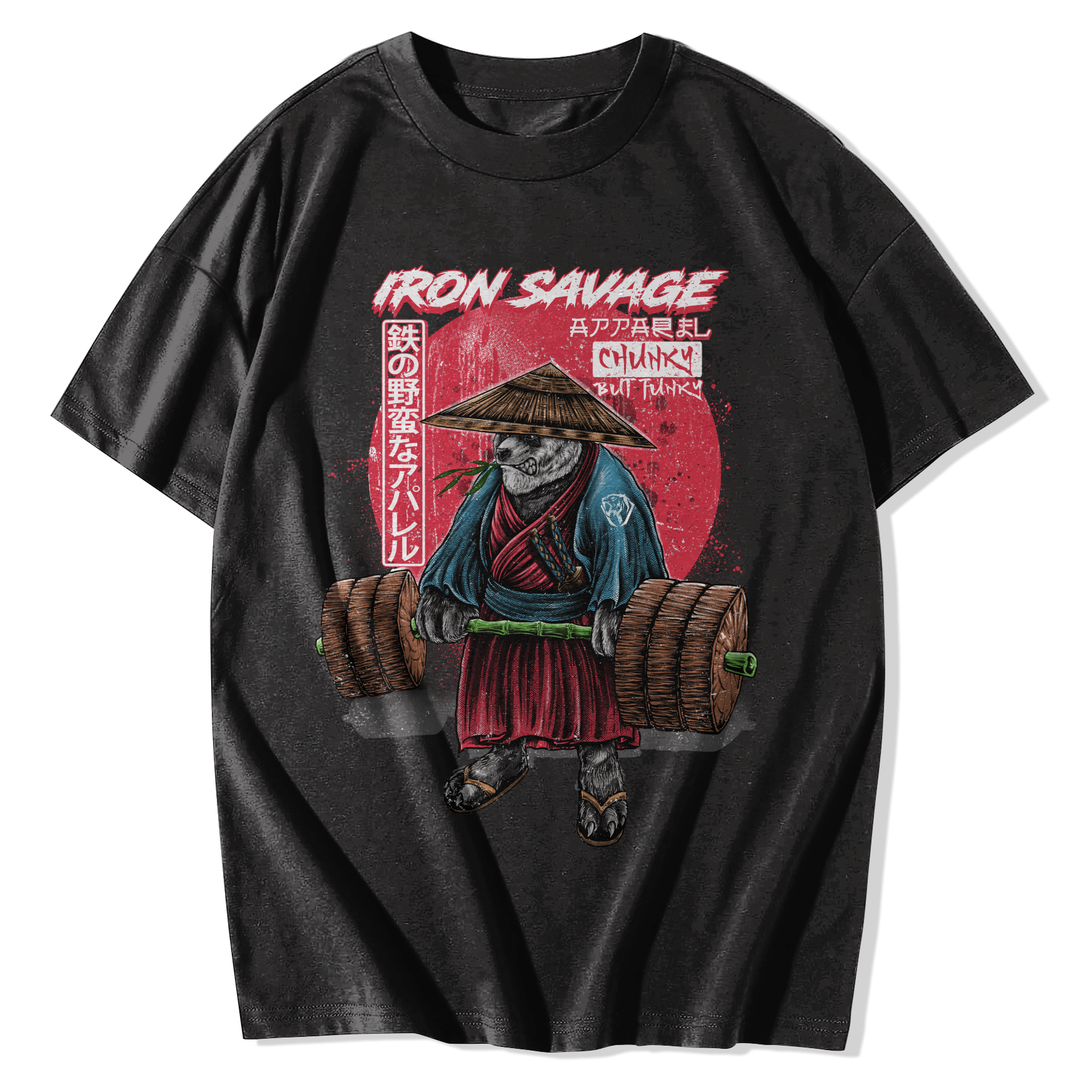 Animal T-Shirts – Detailed Samurai Illustration Black Animal T-Shirts – Detailed Samurai Illustration Black