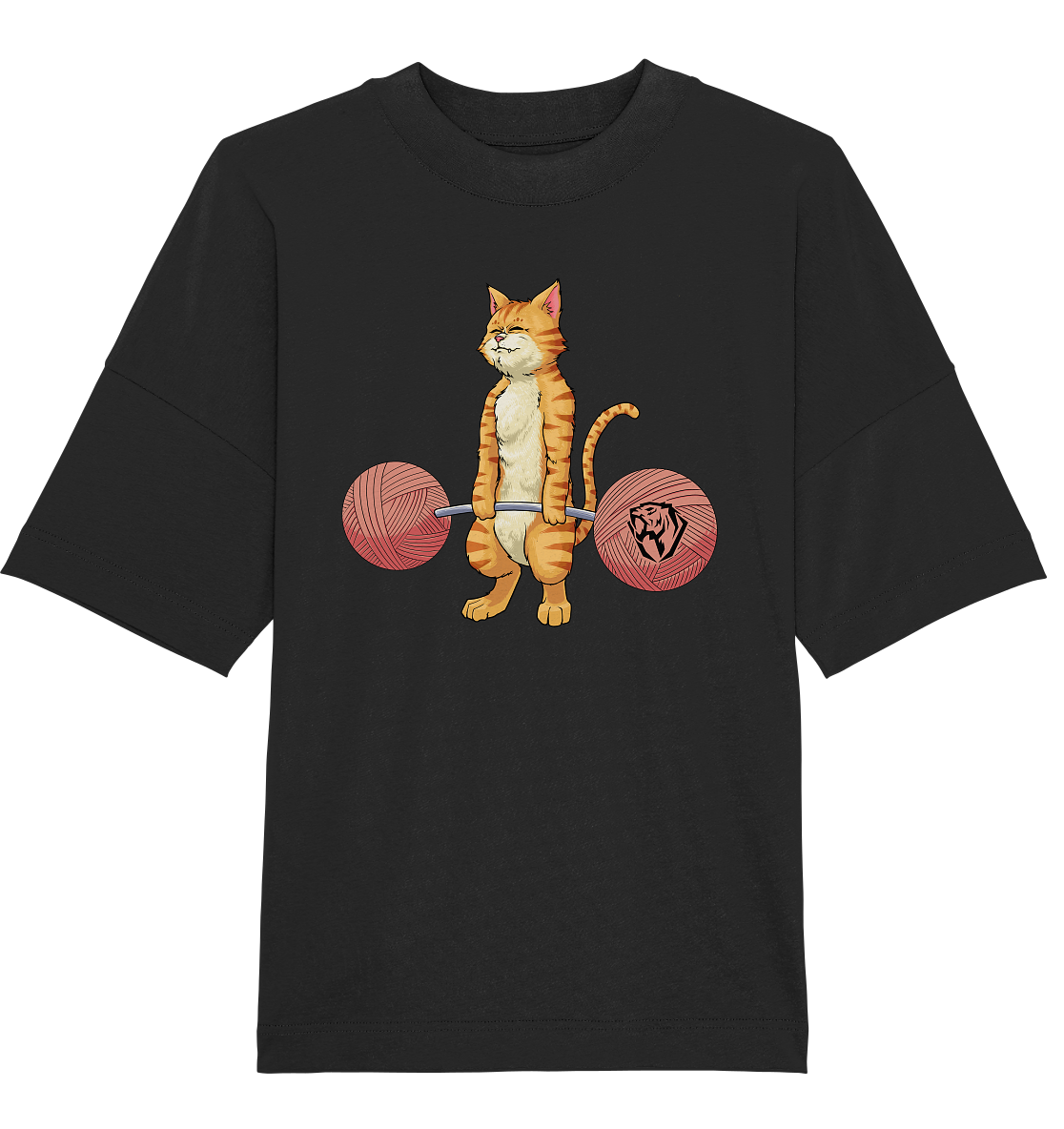 Animal T-Shirts – Whimsical Strength Illustration Black Animal T-Shirts – Whimsical Strength Illustration Black