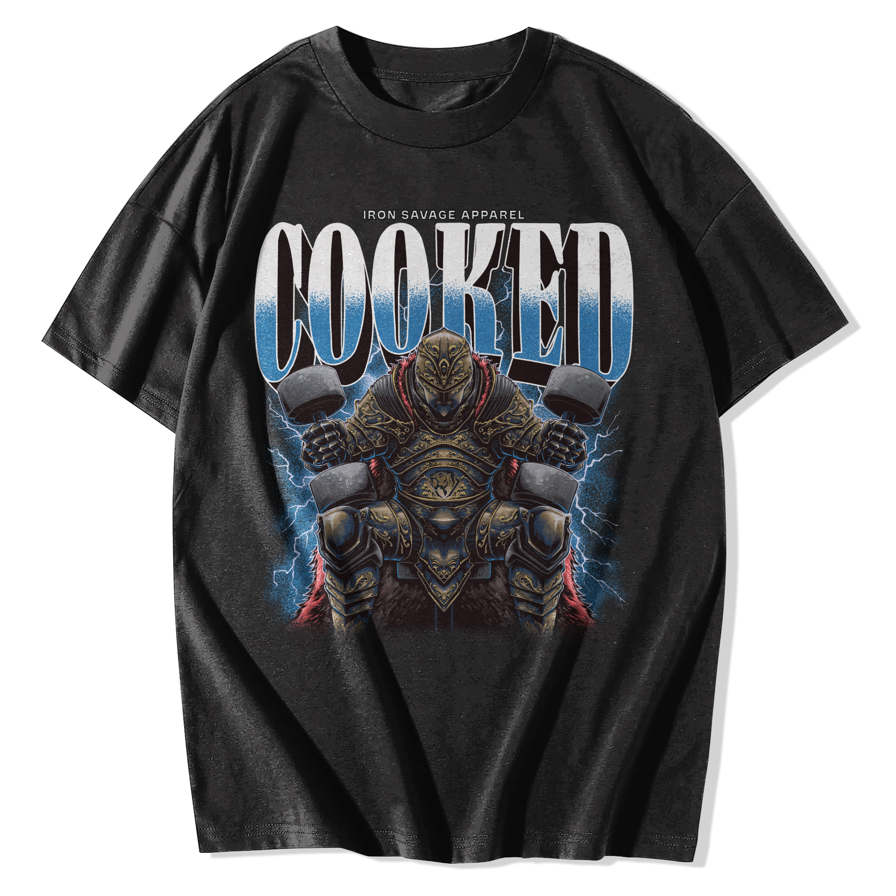 Illustration T-Shirts – Dark Fantasy Warrior Graphic Black Illustration T-Shirts – Dark Fantasy Warrior Graphic Black