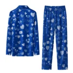 Air Force Falcons Long Pajama Set Customized Heart Charms Blue Best Selling