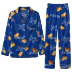 Air Force Falcons Long Pajama Set - Customized Snack Scatter Blue 1 Air Force Falcons Long Pajama Set Customized Snack Scatter Blue Best Selling