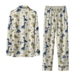 Akron Zips Long Pajama Set Custom Character Scatter Best Selling
