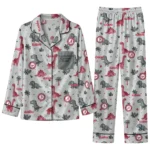 Alabama Crimson Tide Long Pajama Set Custom Character Scatter Best Selling