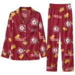 Alabama Crimson Tide Long Pajama Set - Custom Snack Scatter Crimson 1 Alabama Crimson Tide Long Pajama Set Custom Snack Scatter Crimson Best Selling