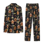 Appalachian State Mountaineers Long Pajama Set Custom Candy Scatter Black Best Selling