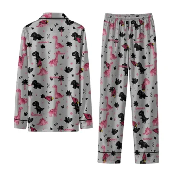 Arizona Cardinals Long Pajama Set Custom Character Scatter Fashion Forward