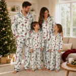 Arizona Coyotes Long Pajama Set Custom Character Scatter Best Selling