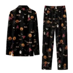 arizona diamondbacks long pajama set customized icon confetti black best selling.webp