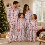 arizona diamondbacks long pajama set personalized ribbon florals red best selling.webp
