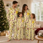 Arizona State Sun Devils Long Pajama Set Custom Character Scatter Best Selling