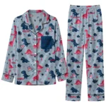 Arizona Wildcats Long Pajama Set Customized Character Scatter Best Selling