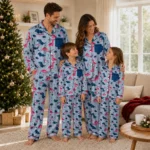 Arizona Wildcats Long Pajama Set Customized Character Scatter Best Selling