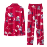 Arizona Wildcats Long Pajama Set Customized Cloud Stars Red Best Selling