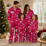 Arizona Wildcats Long Pajama Set Customized Cloud Stars Red Best Selling