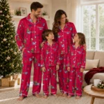 Arizona Wildcats Long Pajama Set Customized Sprig Scatter Red Best Selling