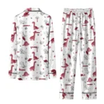 Arkansas Razorbacks Long Pajama Set Customized Character Scatter Best Selling
