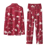 Arkansas Razorbacks Long Pajama Set Customized Cloud Stars Red Best Selling