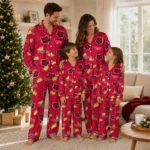 Arkansas State Red Wolves Long Pajama Set Personalized Snack Scatter Scarlet Best Selling