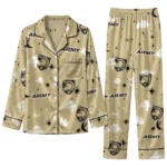 Army Black Knights Long Pajama Set - Personalized Cloud Stars Gold 1 Army Black Knights Long Pajama Set Personalized Cloud Stars Gold Best Selling