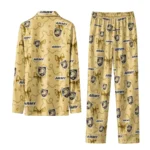 Army Black Knights Long Pajama Set Personalized Ribbon Chains Gold Best Selling