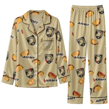 Army Black Knights Long Pajama Set Personalized Snack Scatter Gold Best Selling