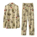 Army Black Knights Long Pajama Set Personalized Sprig Scatter Gold Best Selling