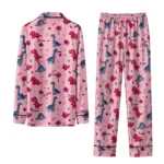 atlanta braves long pajama set customized character scatter best selling.webp