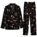 atlanta braves long pajama set personalized icon confetti black best selling.webp