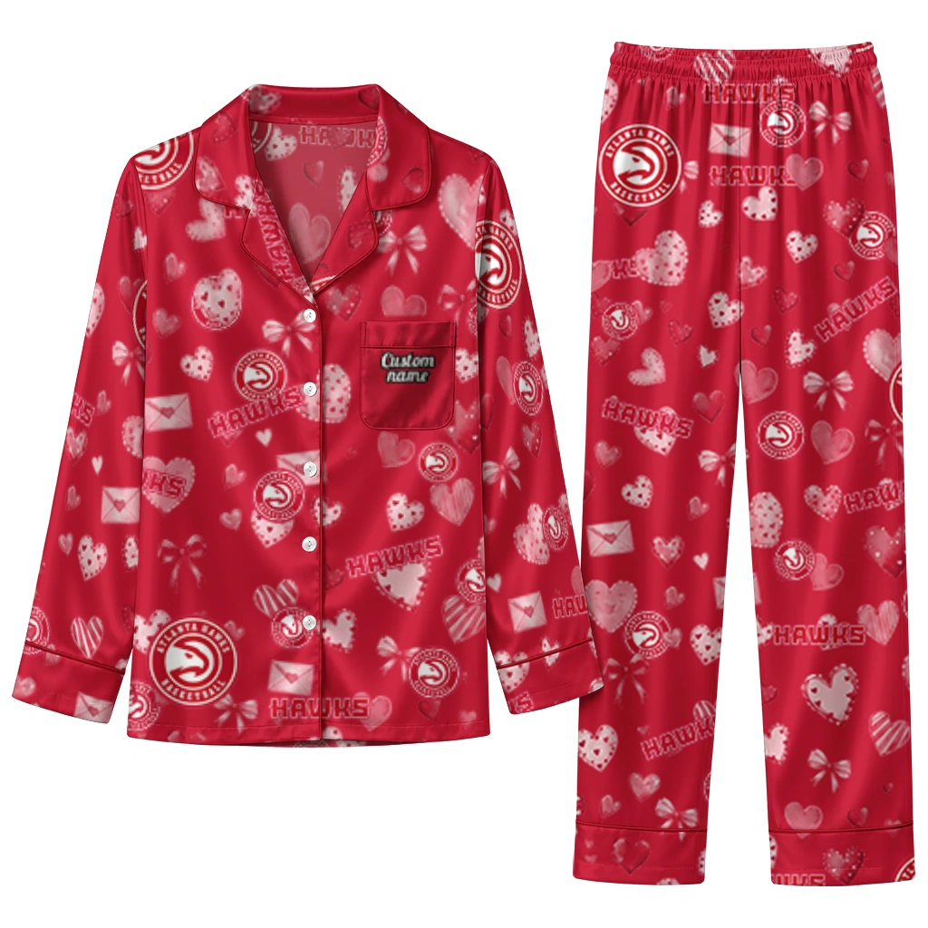atlanta hawks long pajama set personalized heart charms red best selling.webp atlanta hawks long pajama set personalized heart charms red best selling.webp