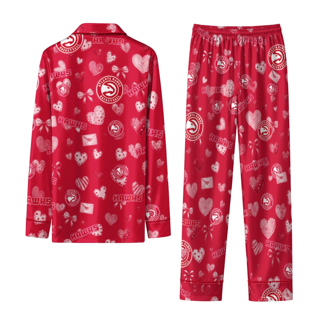 atlanta hawks long pajama set personalized heart charms red fashion forward.webp atlanta hawks long pajama set personalized heart charms red fashion forward.webp