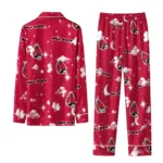 Ball State Cardinals Long Pajama Set Personalized Cloud Stars Red Best Selling