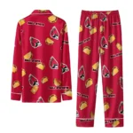 Ball State Cardinals Long Pajama Set Personalized Snack Scatter Red Best Selling