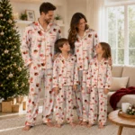 baltimore orioles long pajama set customized ribbon florals orange best selling.webp