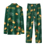 Baylor Bears Long Pajama Set Custom Snack Scatter Green Best Selling