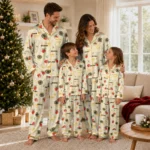 boston bruins long pajama set custom ribbon florals gold best selling.webp