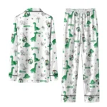 Boston Celtics Long Pajama Set Custom Character Scatter Best Selling