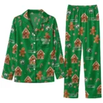 Boston Celtics Long Pajama Set Customized Candy Scatter Green Best Selling