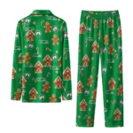 Boston Celtics Long Pajama Set Customized Candy Scatter Green Best Selling