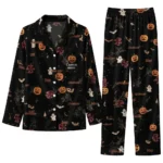 Boston College Eagles Long Pajama Set Custom Icon Confetti Black Best Selling