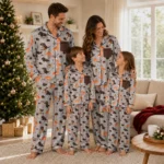 Bowling Green Falcons Long Pajama Set Customized Character Scatter Best Selling