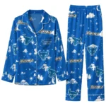Buffalo Bulls Long Pajama Set - Custom Cloud Stars Royal Blue 1 Buffalo Bulls Long Pajama Set Custom Cloud Stars Royal Blue Best Selling