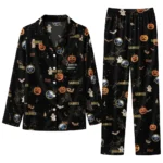 buffalo sabres long pajama set custom icon confetti black best selling.webp