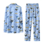 buffalo sabres long pajama set customized ribbon chains navy blue best selling.webp