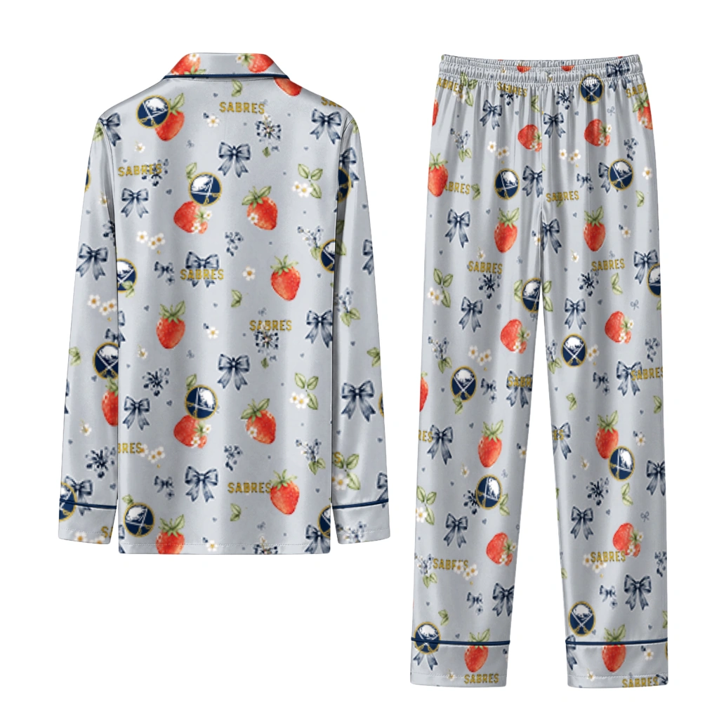 buffalo sabres long pajama set customized ribbon florals navy blue fashion forward.webp buffalo sabres long pajama set customized ribbon florals navy blue fashion forward.webp
