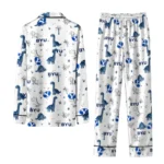 Byu Cougars Long Pajama Set Personalized Character Scatter Best Selling
