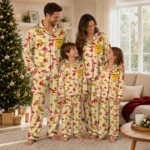 Calgary Flames Long Pajama Set Custom Character Scatter Best Selling