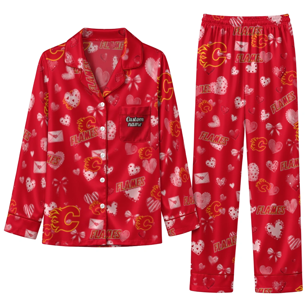 calgary flames long pajama set custom heart charms red best selling.webp calgary flames long pajama set custom heart charms red best selling.webp