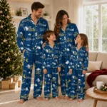 California Golden Bears Long Pajama Set Custom Cloud Stars Blue Best Selling