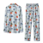 California Golden Bears Long Pajama Set Custom Ribbon Florals Blue Best Selling